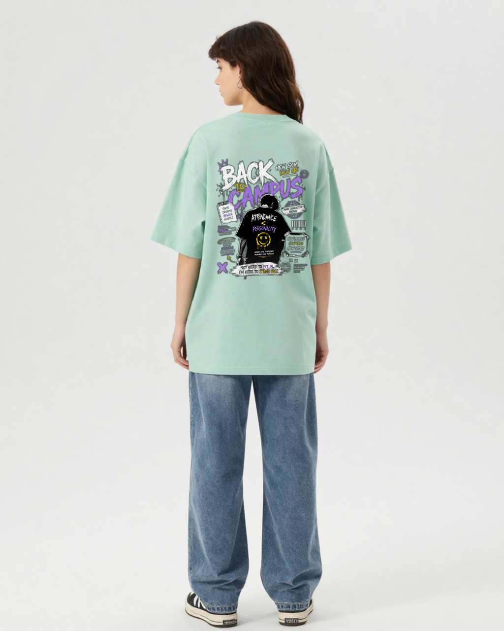 Back to Campus Oversized Tee