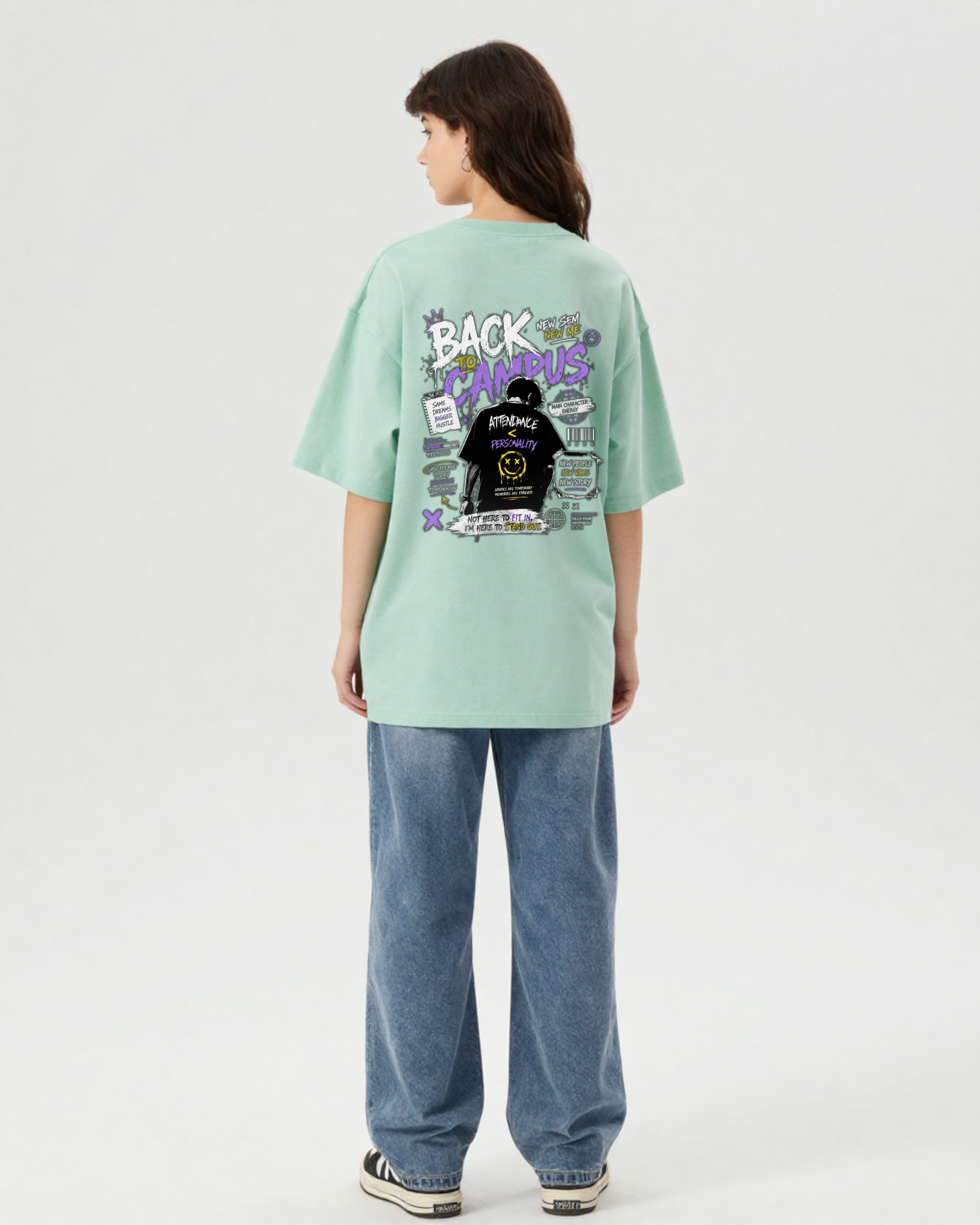 Back to Campus Oversized Tee