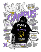 Back to Campus Oversized Tee