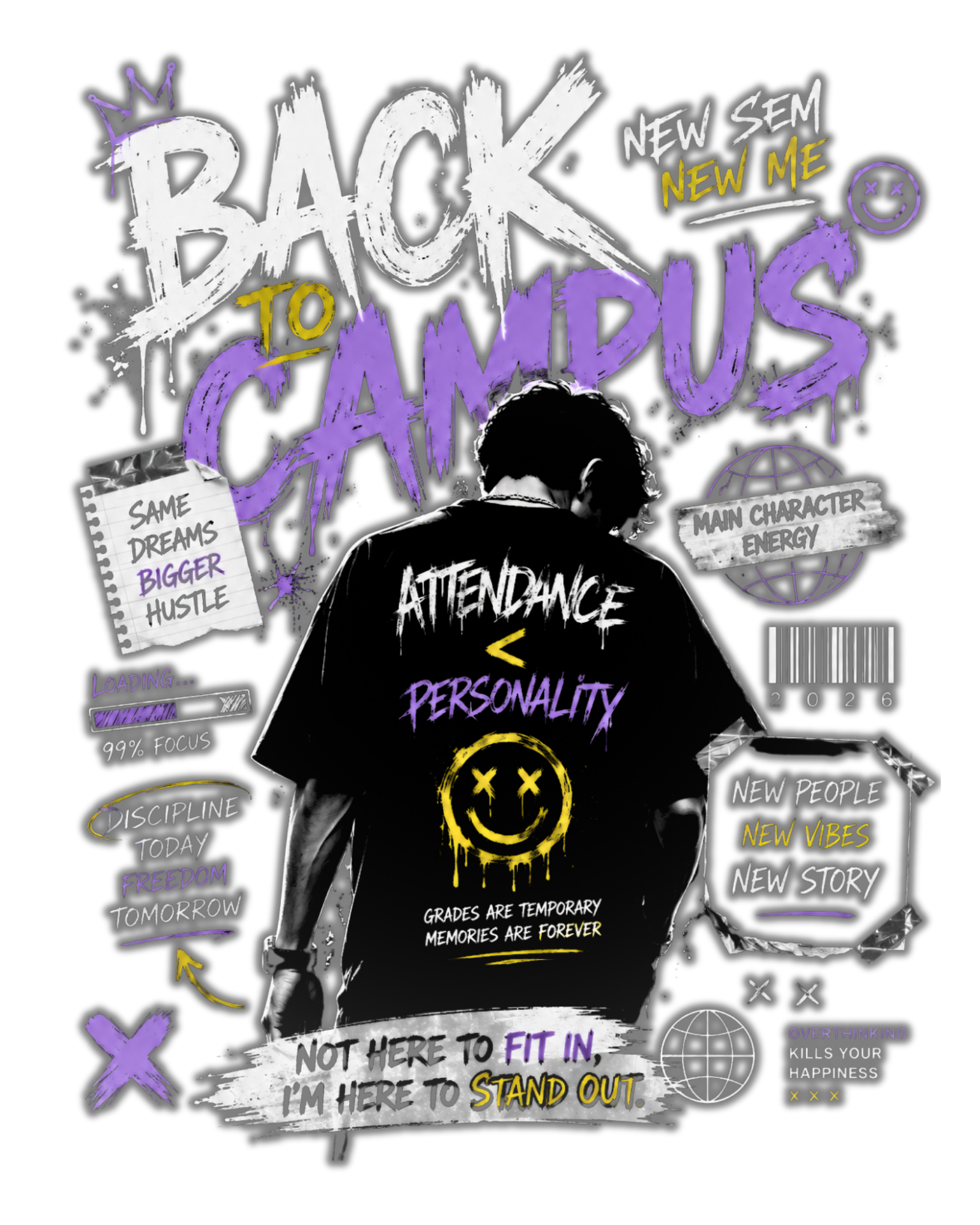 Back to Campus Oversized Tee