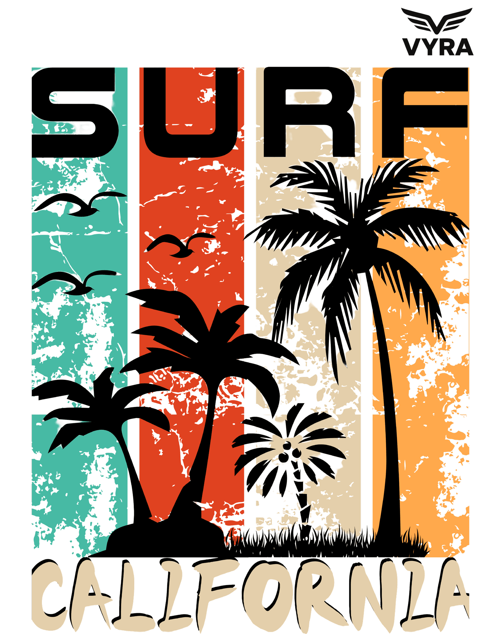 Serf California Unisex Oversized T-Shirt