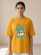 I AM NOT PERFECT-.Unisex Oversized Classic T-Shirt
