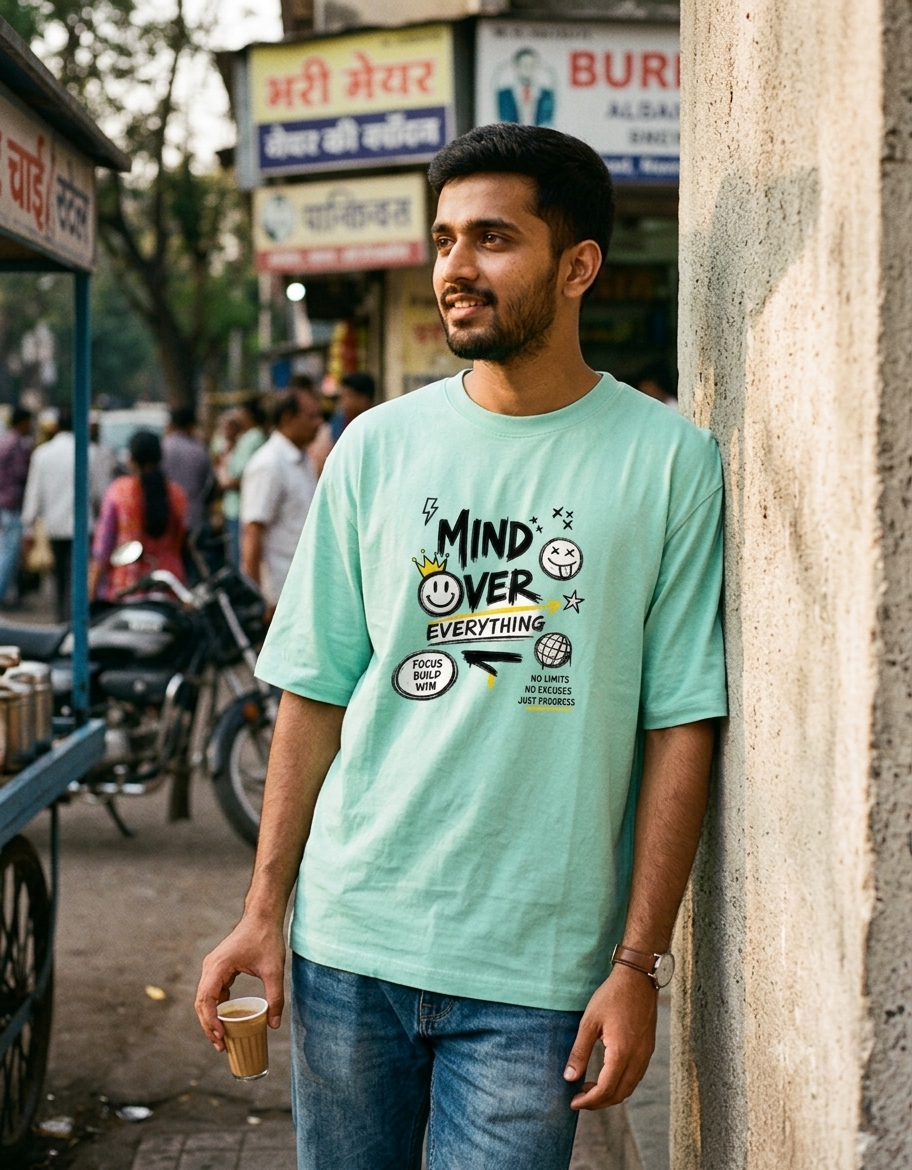 Mind Over I Unisex Oversized Classic T-Shirt