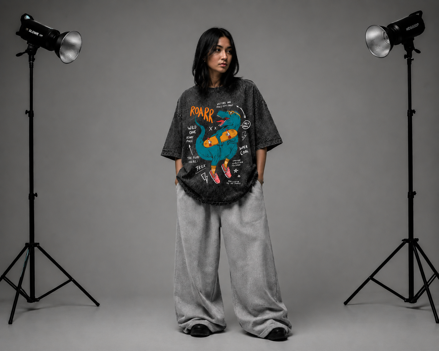 T-Rex!! VYRA Oversized T-Shirt