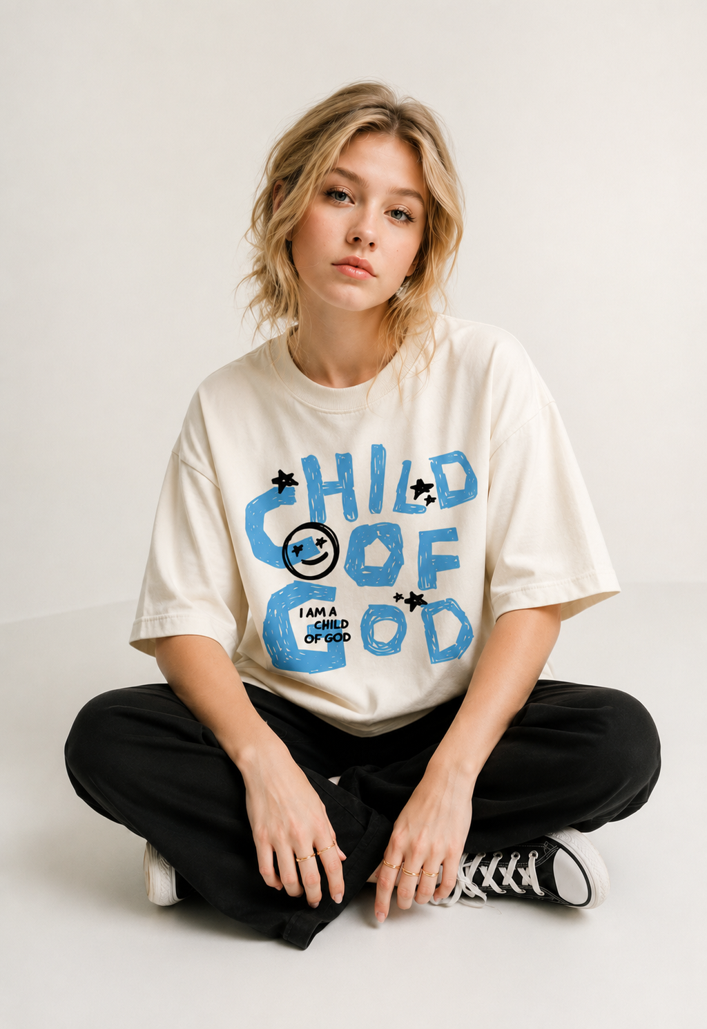 Child Of GOD I VYRA Oversized Tees
