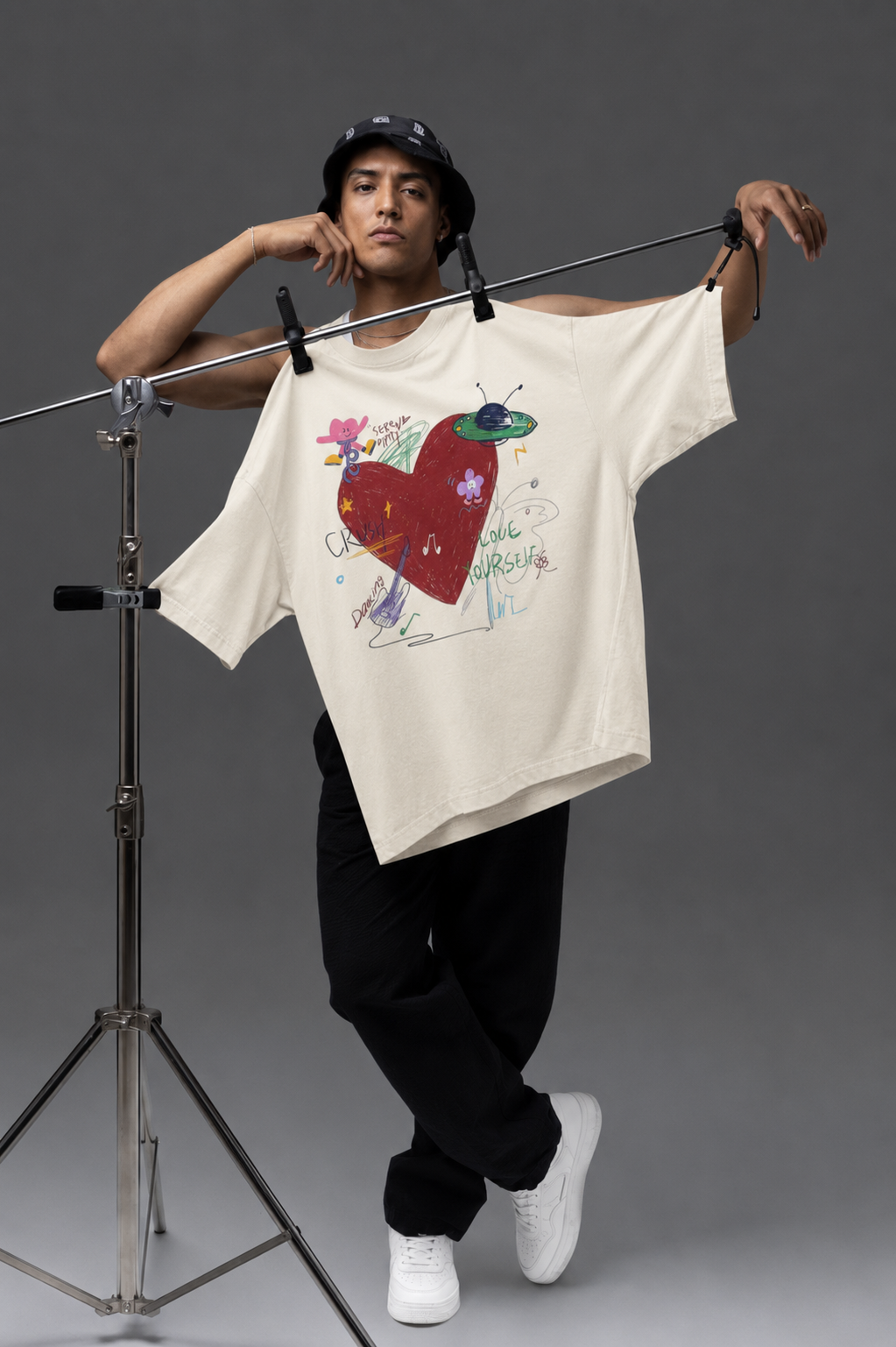 LOVE YOURSELF!! VYRA Oversized T-shirt