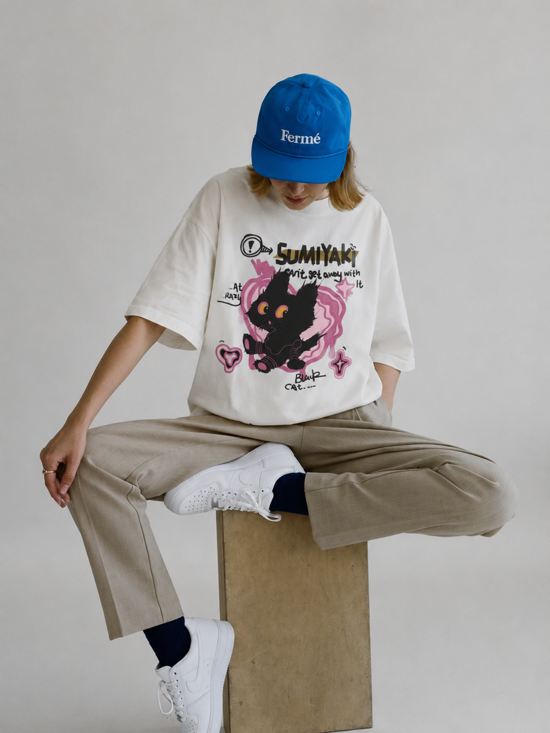 Sumiyaki Oversized!! VYRA Oversized T-shirt