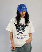 Gossips - VYRA Oversized off white T-Shirt