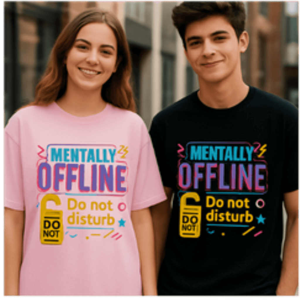 Mentally Offline GEN Z Oversized Tee