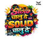 Slow चालू दे पण Solid चालू दे  | Marathi Unisex T-Shirt