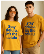 Unisex Oversized Stay Delulu,  Tees