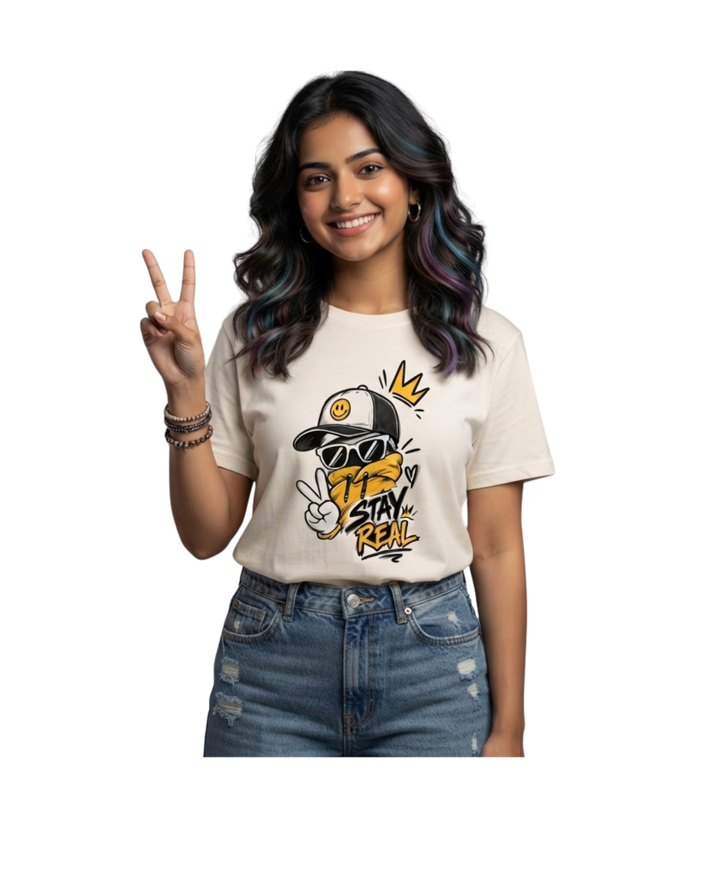 Stay Real Unisex Oversized T-Shirt