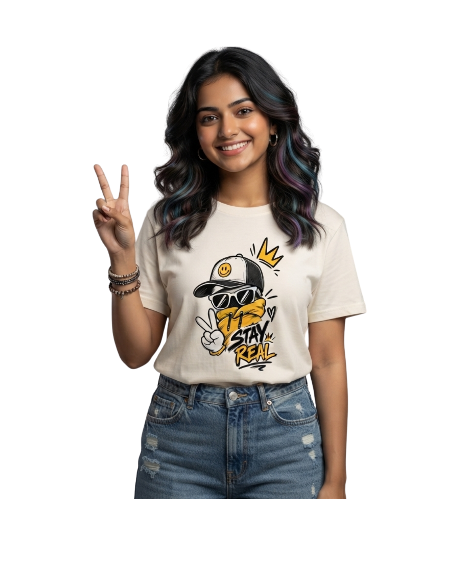 Stay Real Unisex Oversized T-Shirt